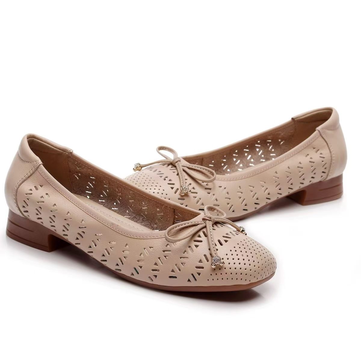 Women's Genuine Leather Hollow - Casual Sandal Leather review and price