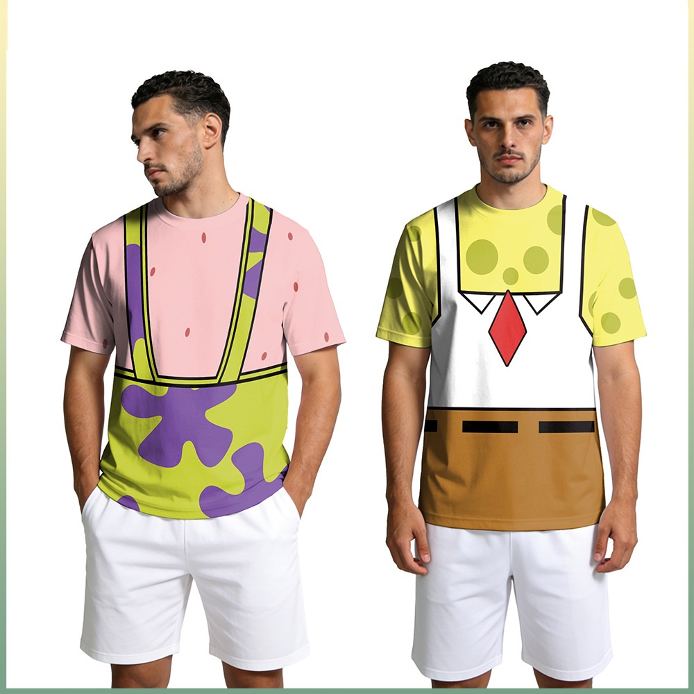 Sponge & Patrick Star Cosplay  - Tee Graphic Print review and price